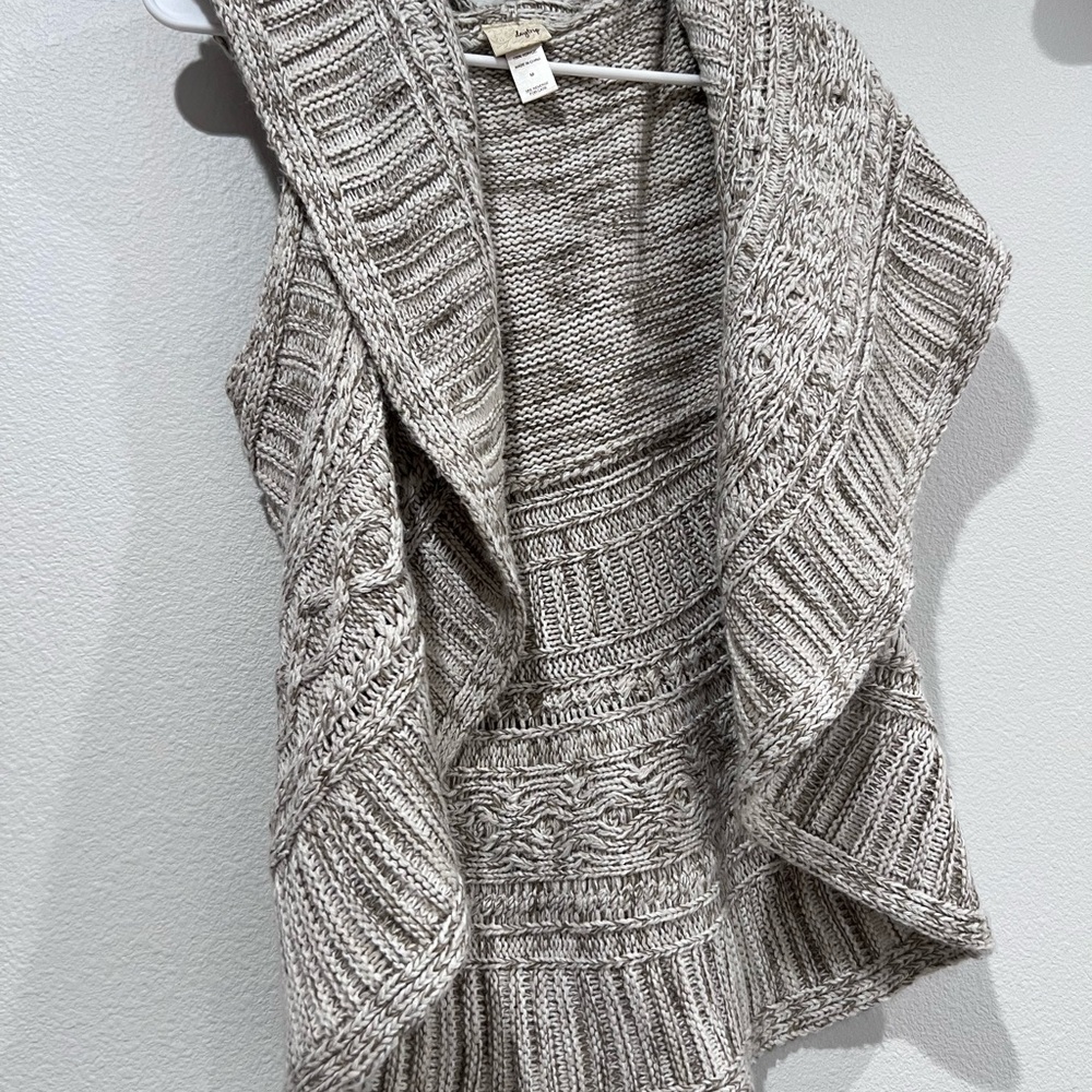 Boho open sweater vest